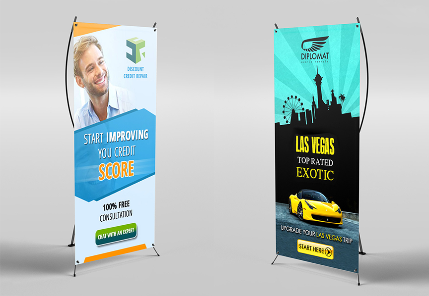 Standee banner designs